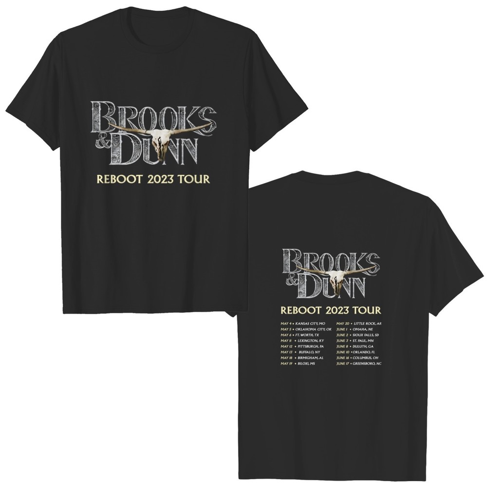 Brooks  Dunn Tour Shirt For Fan  Brooks And Dunn T Shirt 2 Sided Unisex Shirt